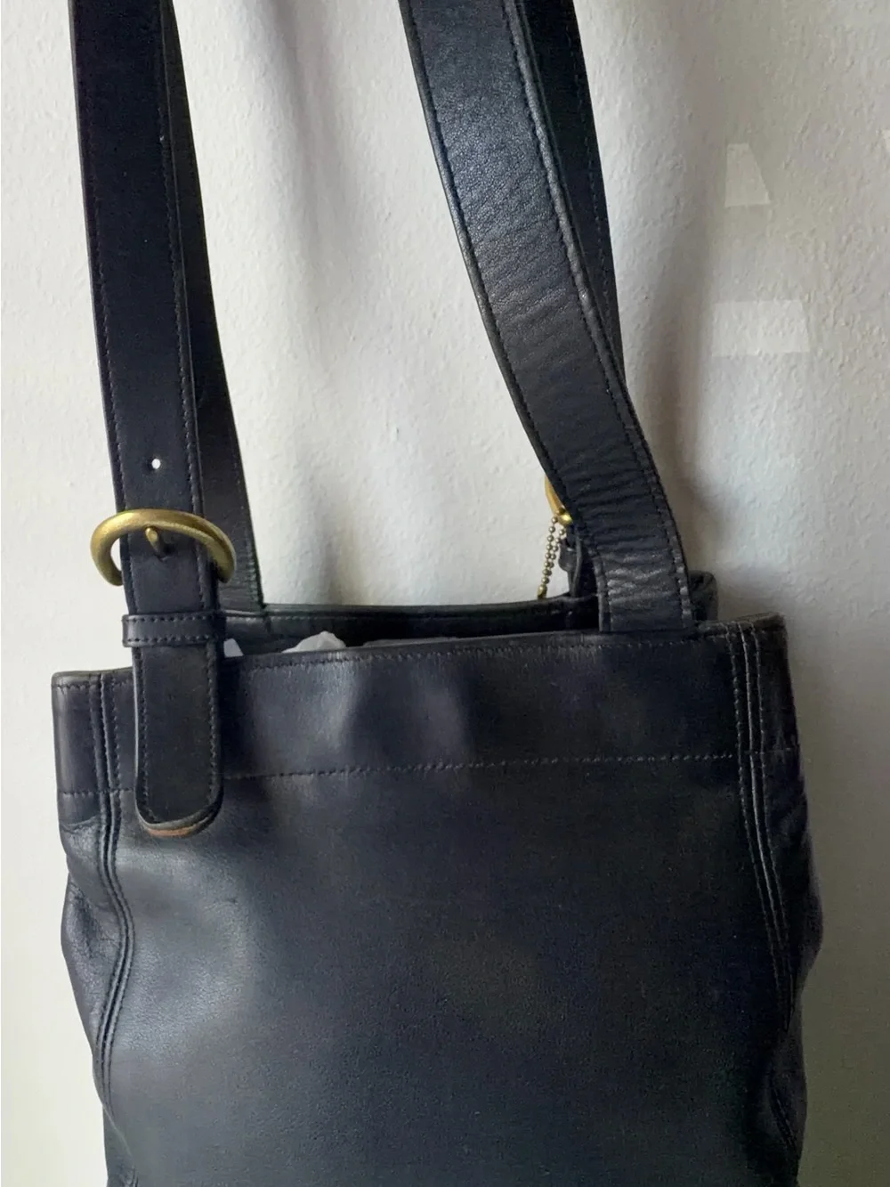 VINTAGE Coach Black Waverly Soho Buckle Bag